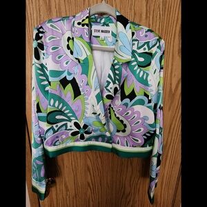 Steve Madden Cropped Top/Jacket, large